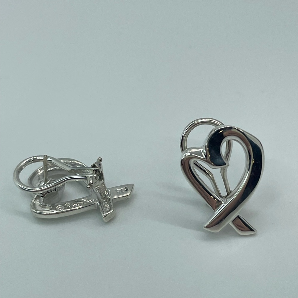 Tiffany & Co. Vintage Large Paloma Picasso Loving Heart Earrings - Picture 6 of 16